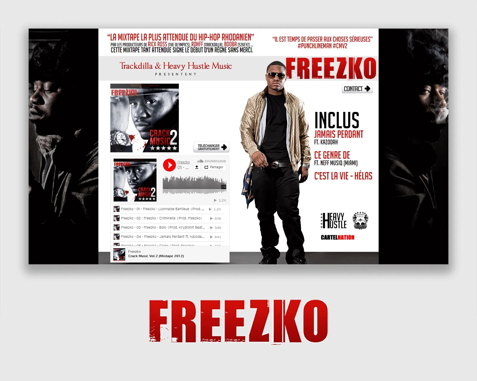 Intégration maquette Freezko HTML/CSS