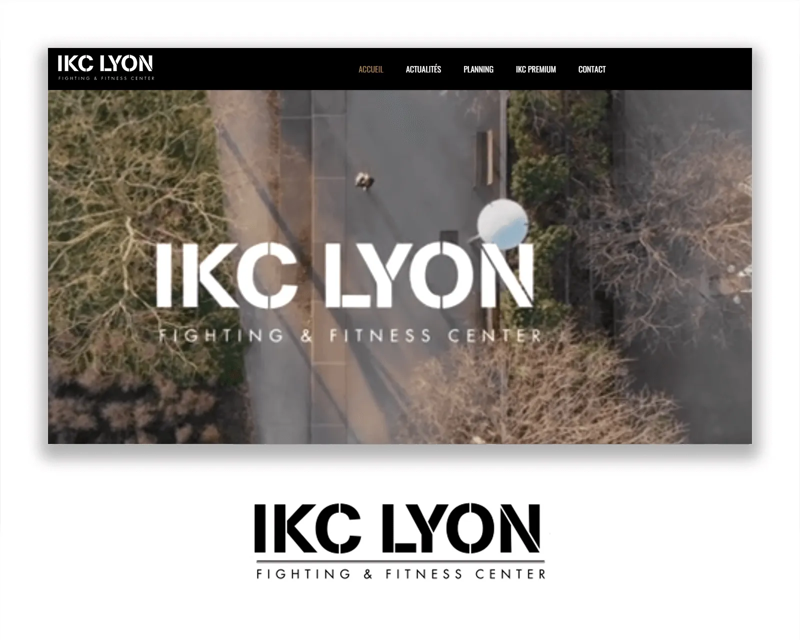 Site vitrine IKC Lyon club de sports de combat